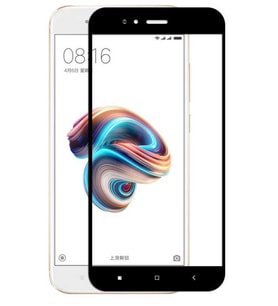 Xiaomi Mi 5x Temperli Cam Full Ekran Koruyucu (Siyah)