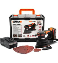 WORX WX822 20Volt 2.0Ah. Li-ion Şarjlı Profesyonel Üçgen Mouse Zımpara