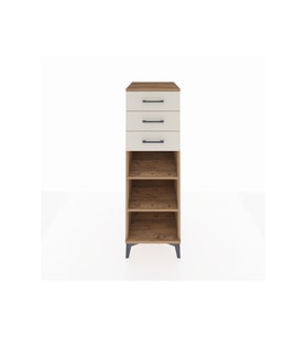 Kronos Dolap 2 Raflı 3 Çekmeceli 44x59x134 Çam-Aytaşı