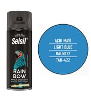 Selsil Rainbow Akrilik Sprey Boya AÇIK MAVİ 400 ml. - RAL5012