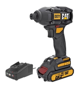 CAT DX71BC 18Volt 2.0Ah Li-ion Tek Akülü 215Nm Kömürsüz Profesyonel Şarjlı Darbeli Tornavida
