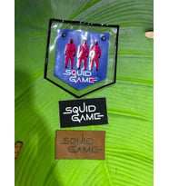 12X11 CM 3 LÜ SQUID GAME ARMA YAMA DİKİŞ AKSESUARI (Mavi)