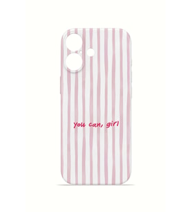 iPhone 16 Plus Vorian İnce Kamera Korumalı Mika Kılıf You Can Girl