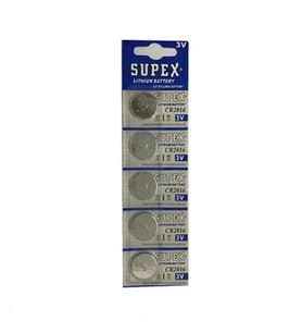 Supex Cr2016 3V Lityum 5Li Blister Pil
