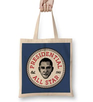 Barack Obama Presidential All Star Converse Logo Bez Çanta Uzun Saplı