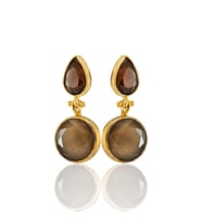 Kadir Jewellery 22 Ayar Altın Kaplama Vintage Küpe -El İşçiliği Ve Hipoalerjenik Küpe