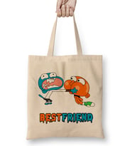 Gumball Darwin Çılgın Best Friends Bez Çanta Uzun Saplı