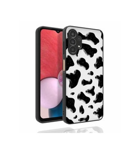 Samsung Galaxy A13 4G Uyumlu Kılıf Desenli Kamera Korumalı Parlak Zore Nora Kapak