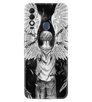 Tecno Spark 8T Kılıf Resimli Desenli Silikon Platinium Series Angel 1883