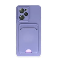 Xiaomi Poco X5 Pro 5g Kılıf Kelvin Kartvizitli Silikon - Lila