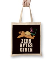 Zero Bytes Given Sloth Computer Science Programming Software Bez Çanta Uzun Saplı