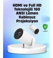 Northcity 130 İnç 4K Uyumlu Full HD Projeksiyon - 160 ANSI Lümen, Kablosuz Aktarım