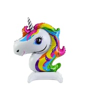 Gökkuşağı Unicorn Ayaklı Folyo Balon 1 Adet