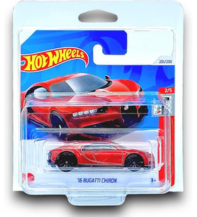Hot Wheels Bugatti Chiron - Ruby Red (1:64) 2024 Case (Çok Renkli)
