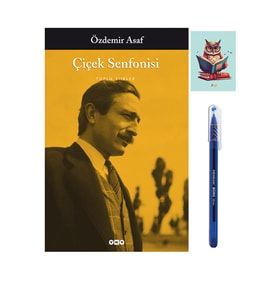 Çiçek Senfonisi - Toplu Şiirler - Özdemir Asaf -Yapı Kredi -9789750814907 - Mavi Tükenmez Kalem (Krem)