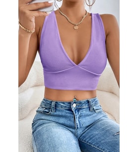 pilelistore Kadın Siyah Çapraz Sırt Detaylı Şık Crop Top Büstiyer