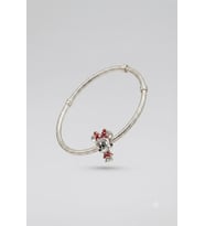 Kadın Minnie Mouse Gümüş Charm