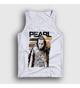 Presmono Unisex Beyaz Star Pearl Jam Atlet 74340tt