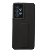Northcity Samsung Galaxy A53 5G Uyumlu Kılıf Mega Standlı Silikon - Siyah