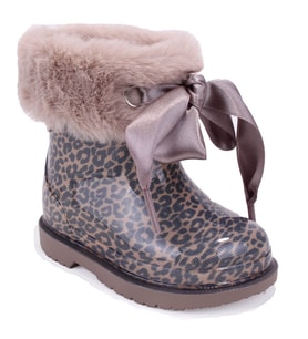 İgor W10338 Bimbi Leo Soft Taupe Ortopedik Kız Çocuk Yağmur Çizme (Haki)