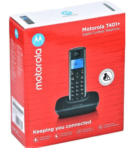 MOTOROLA T401+ SİYAH Handsfree Dect Telsiz Telefon