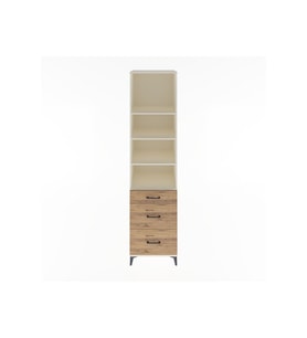 Hyperion Dolap 4 Raflı 3 Çekmeceli 60x44x243 Aytaşı-Çam
