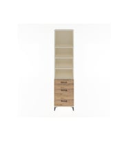 Hyperion Dolap 4 Raflı 3 Çekmeceli 60x44x243 Aytaşı-Çam