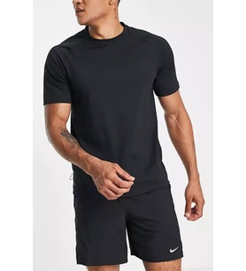 Nike Training Dri Fit ADV Tshirt Black Bol Kesim Dalgıç Kumaşı Erkek Antreman Tişört Siyah