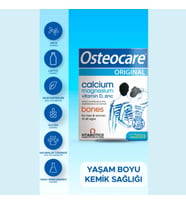 Osteocare Kalsiyum,Magnezyum, Çinko, D vitamini İçeren Kemik Sağlığı Vitamini 90 Tablet