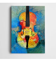 Violin Kanvas Tablo