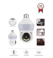 TORİMA CMR-26 Beyaz 360° Full Hd 1080p Ampül Wifi Smart Ip Güvenlik Kamerası