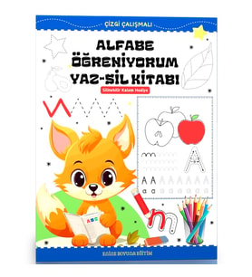 Alfabe Öğreniyorum YAZ-SİL Kitabı