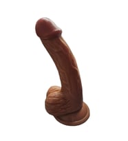 Gerçekçi Testisli Melez Dildo 19 cm