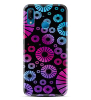 Huawei P20 Lite Mate 10 20 Lite Pro P40 Lite KılıfDesemli Silikon Daireler 1751