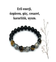 Doğal Taş Enerji - Özgüven - Güç - Cesaret - Kararlılık ve Uyum Bilekliği