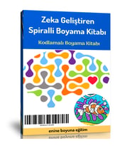 Okul Öncesi Zeka Geliştiren Spiralli Boyama Kitabı