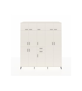 Kronos Dolap 10 Raflı 2 Çekmeceli 3 Askılı 220x59x243 Aytaşı-Aytaşı/Aytaşı