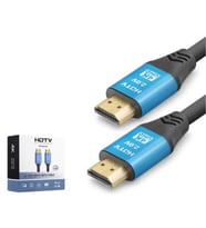 NODAR ND4056 HDMI 2.0 Kablo 4K 60 Hz OD 8.0 mm 25 m Siyah Mavi