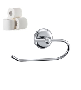 Roichil® Banyo Tuvalet Kağıt Tutacağı Tuvalet Kağıdı Tutucu Metal Aparat