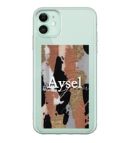 Apple Wall Tasarımlı Şeffaf Telefon Kılıfı
