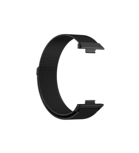 Huawei Watch Fit 3 Uyumlu Kordon Hasır Metal Örgü Mıknatıslı Zore KRD-01 Metal Kayış