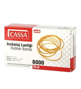 Cassa Ambalaj Lastiği 50Gr Midi Kauçuk Lastik - 3 kutu