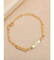 14 k altın kaplama isimli bileklik