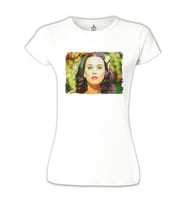 Katy Perry - Wide Awake Beyaz Bayan Tshirt