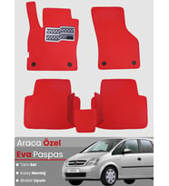 OPEL MERİVA A (2003-2010) Uyumlu EVA Paspas Tam Set–Araca Özel,Oto Paspas,Kolay Montaj