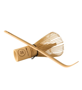 Mim and More Bamboo Matcha Whisk Chasen & Bamboo Matcha Kaşık Chashaku Set