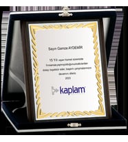ODAK KUPA - Ahşap Plaketler - PL-021-M B - 15x20 cm