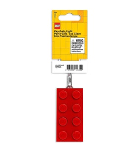LEGO Iconic KE234HR Brick 2x4 RED LED Key Chain