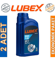 Lubex Brake Fluid DOT 3 Fren Hidrolik Yağı 500 Ml (2 Adet)