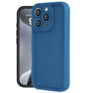 iPhone 16 Pro Kılıf Viera Silikon - Mavi